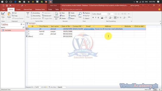 Microsoft Access Tutorials in Urdu | Change Text Formatting, Color and Size 08 смотреть онлайн