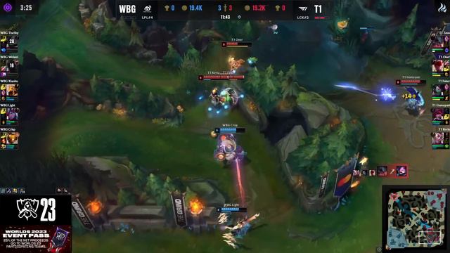 WBG vs T1 - Game 3 | Grand Finals LoL Worlds 2023 | T1 vs Weibo Gaming - G3 full смотреть онлайн