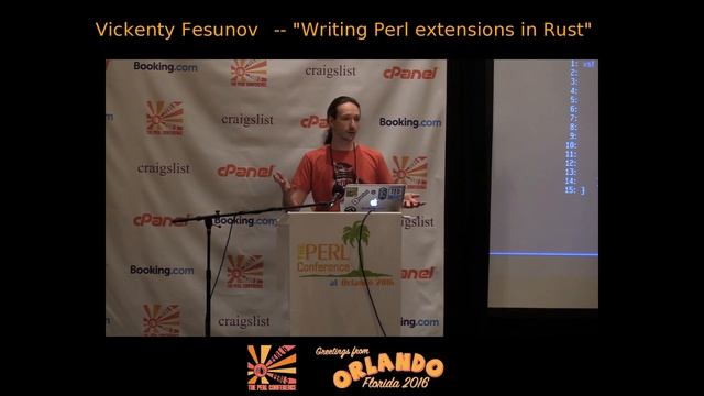 2016 - Writing Perl extensions in Rust - Vickenty Fesunov смотреть онлайн