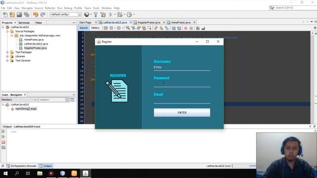 Membuat custom view GUI di JAVA susah? ... Gampang kok!!! смотреть онлайн