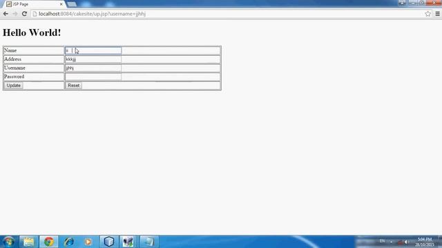 Updating record in jsp смотреть онлайн