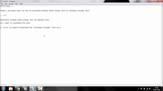 How to Customize Windows Media Player Skin As Alienware invader смотреть онлайн