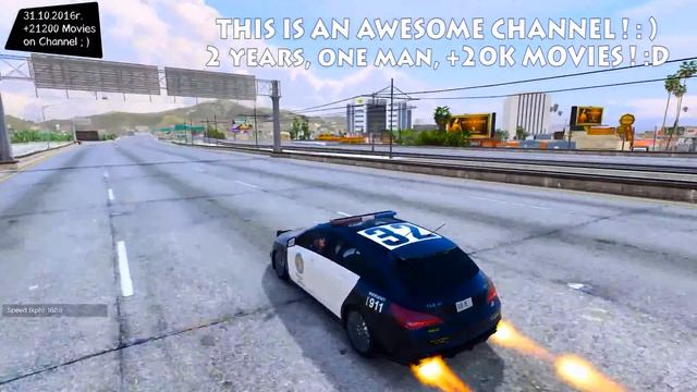 2016 Mercedes Benz CLA 45 AMG Shooting Brake POLICE - GTA MOD ENB 60 FPS GAMEPLAY _REVIEW смотреть онлайн