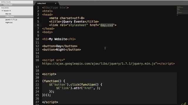 Learn jQuery - 4 Events 101 смотреть онлайн