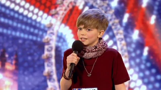 BGT 2011 Ronan Parke sings "Feeling Good" смотреть онлайн