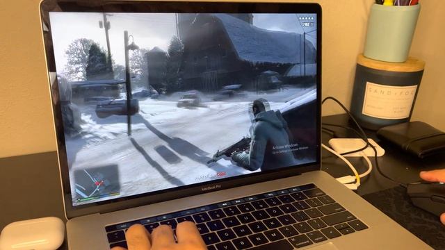 (GTA V) MacBook Pro 15” Running GTA V through BOOTCAMP!!! Great Graphics/Super Smooth! смотреть онлайн