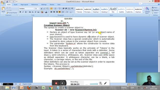 Class-9, Ch-5, Input in Java. Part-3 смотреть онлайн