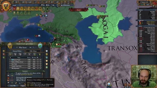 EU4 - Россия - 66 - Very Hard - (1.30.4, Захват Мира, WC, Московия, Muscovy, Europa Universalis 4)