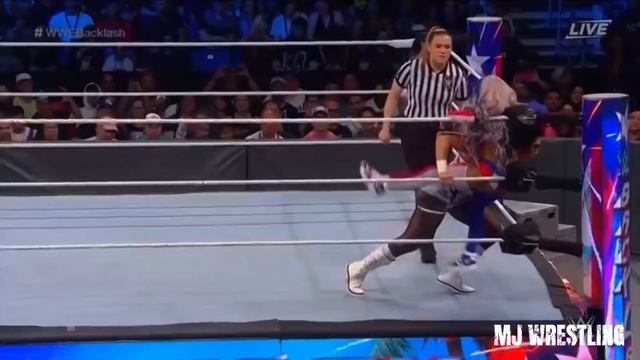 Rhea Ripley Brutalizing Zelina Vega