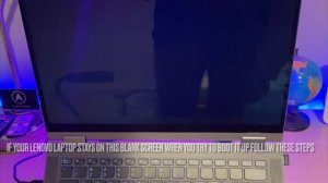 Lenovo Laptop Black Screen after BIOS Update Fix