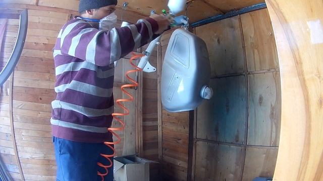? Как покрасить Старый мотоцикл БЕЗ опыта! смотреть онлайн