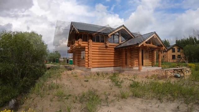 Почему каркасно-бревенчатые срубы так популярны? Строим уже пятый дом по проекту Шолохов смотреть онлайн
