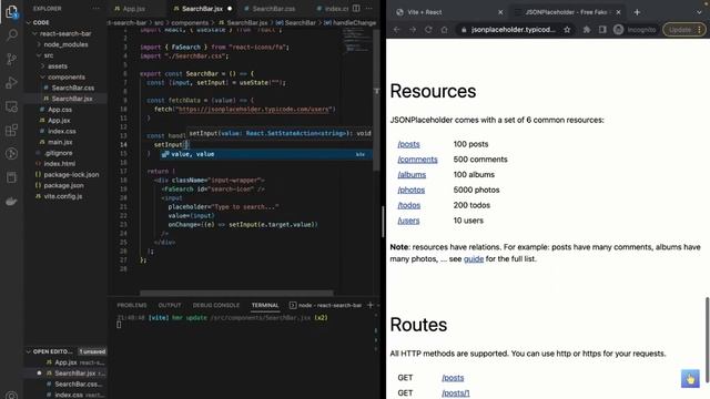 Создание панели поиска с помощью React JS | Уроки Frontend-a смотреть онлайн