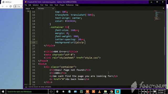 Creating a Awsome 404 Error page less then in 3 Minutes смотреть онлайн