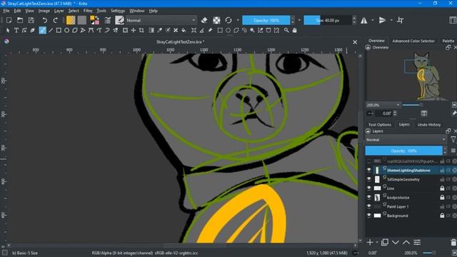 Рисуем свет в Krita смотреть онлайн