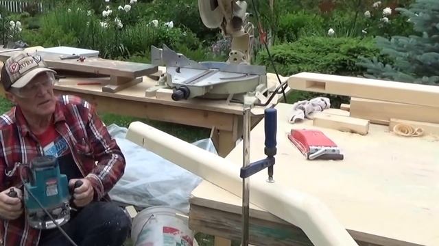 Дверь с наличником , козырёк , крыльцо . Часть 5. смотреть онлайн