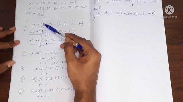 Find common elements in three sorted Arrays | Java смотреть онлайн