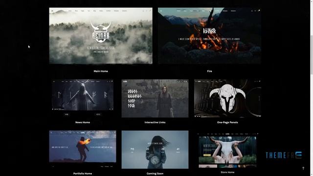 Reinar - A Nordic Inspired Music and Creative WordPress Theme Ca смотреть онлайн
