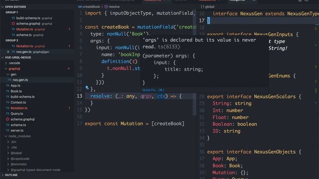 Typesafe GraphQL and Vue 7/9 - Type Safe Mutations with Nexus смотреть онлайн