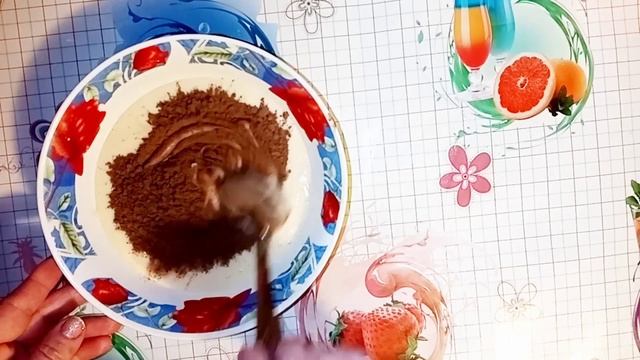 Пирог "Зебра" на молоке.Простой рецепт. смотреть онлайн