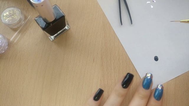 Обычный лак. Дизайн "крылья бабочки"?Рисую левой рукой? смотреть онлайн
