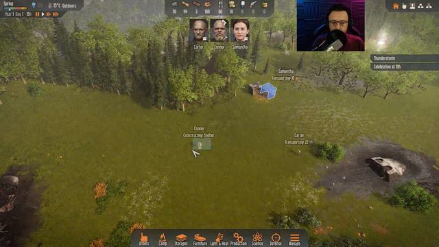 STRANDED: ALIEN DAWN Gameplay Español - Ep 1 | RIMWORLD 3D