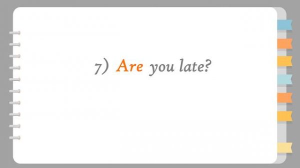 Present Simple with be mixed exercises 2.