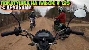 ПОКАТУШКА НА АЛЬФЕ V 125 С ПИТБАЙКЕРАМИ