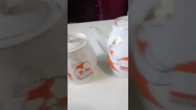 Старинный сервиз, антиквариатная посуда смотреть онлайн