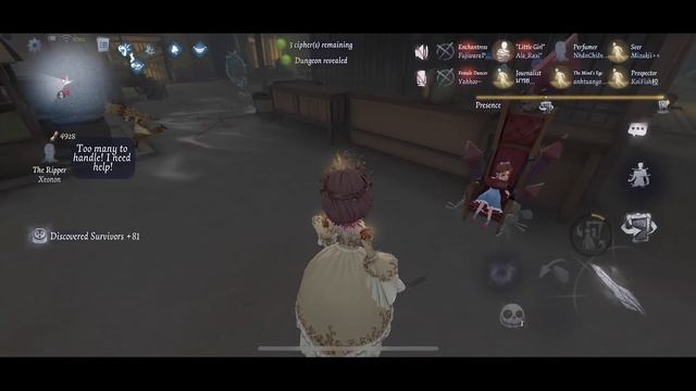 Identity V| Bloody Queen 'Bloodbath' S skin with 'Knight in the Forest' The Ripper in 8V2 Duo hunte смотреть онлайн