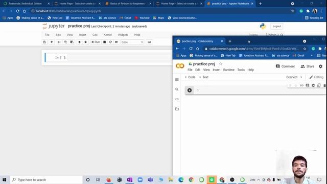 Anaconda Navigator & Google colaboratory __Python for beginners series Part 1 смотреть онлайн