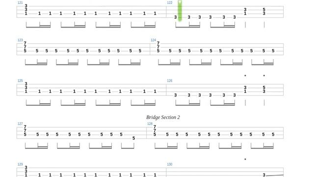 Fear Of The Dark + Iron Maiden + Bass Only + Bass Tab