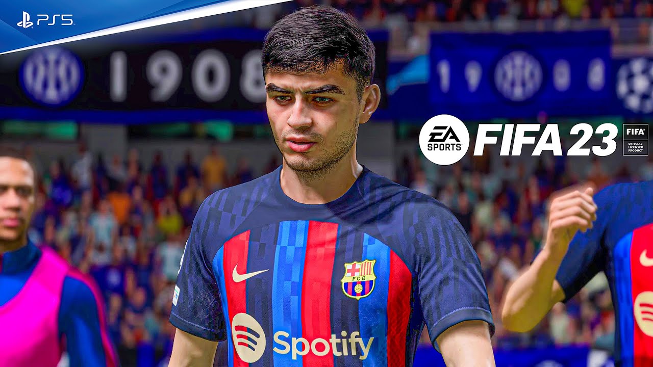 FIFA23 Barcelona - PSG UEFA Champions League 23-24  ( Месси снова в Барселоне )
