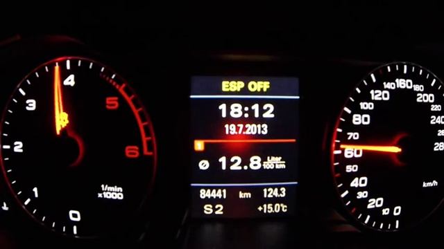 Audi A4 B8 3.0 TDI 0-100km/h (Sport Mode) смотреть онлайн