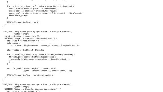 Code Review: Writing a thread-safe ring queue in C++17 смотреть онлайн