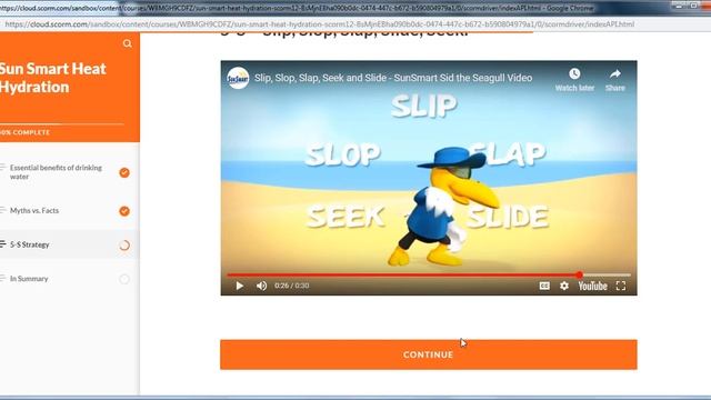 Load a SCORM file in SCORM Cloud, run and check the logs смотреть онлайн