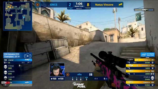 NaVi Vs ENCE Highlights IEM KATOWICE 2019 * Dust2