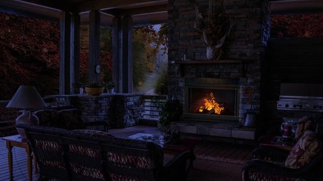 Night Music 🌜Calm Cello & Violin Music 🔥 Relaxing Fireplace Music For Sleep ❤️