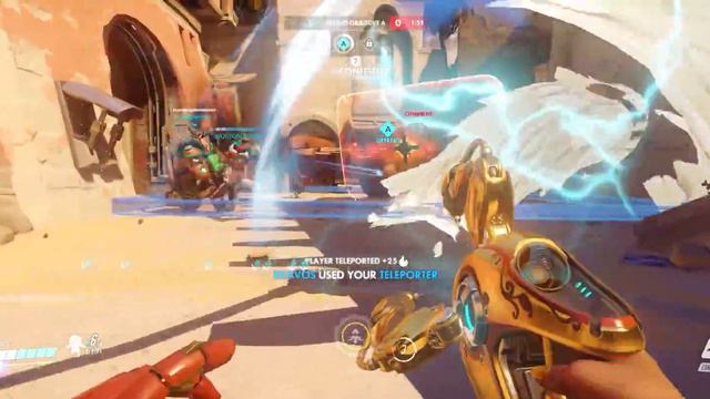 Holding point A in the Temple of Anubis - Symmetra Style - Overwatch смотреть онлайн