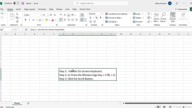 Excel Tips: How to Enable or Disable Scroll Lock in Excel смотреть онлайн