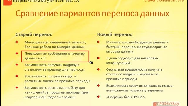 Переход на 1С ЗУП 3 0 - Процедура переноса данных и выбор варианта переноса смотреть онлайн