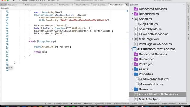 Xamarin Forms Bluetooth Receipt Printing смотреть онлайн