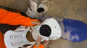 Установка креплений на сноуборд