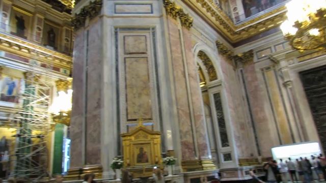 Исаакиевский собор Санкт-Петербурга. Плафон главного купола. смотреть онлайн