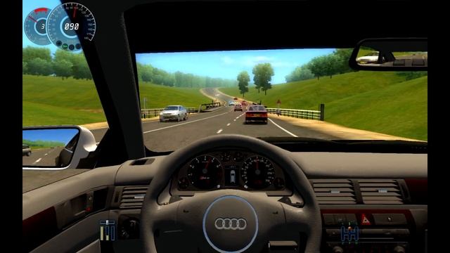 Audi A6 C5 2.4 RS Line POV | City Car Driving | DFGT