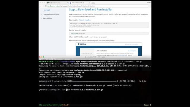 GSWT: Downloading and Running the Tectonic Installer смотреть онлайн