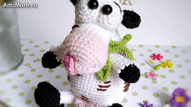 Амигуруми: схема Коровка Тина. Игрушки вязаные крючком - Free Crochet Patterns.