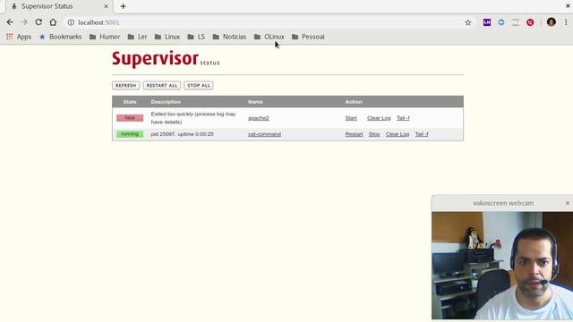 Ajuda Linux - Dia 897 - Monitoramento de processos com supervisor смотреть онлайн
