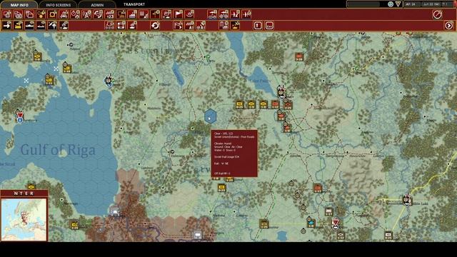 Минигайд №2: Панель управления и инфоокна. Gary Grigsby’s War In The East 2.