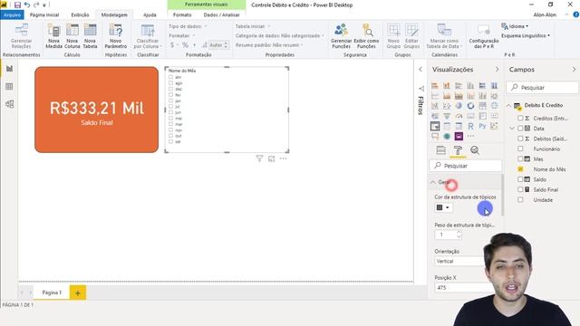 CRÉDITO e DÉBITO no POWER BI - Coluna de SALDO TOTAL смотреть онлайн
